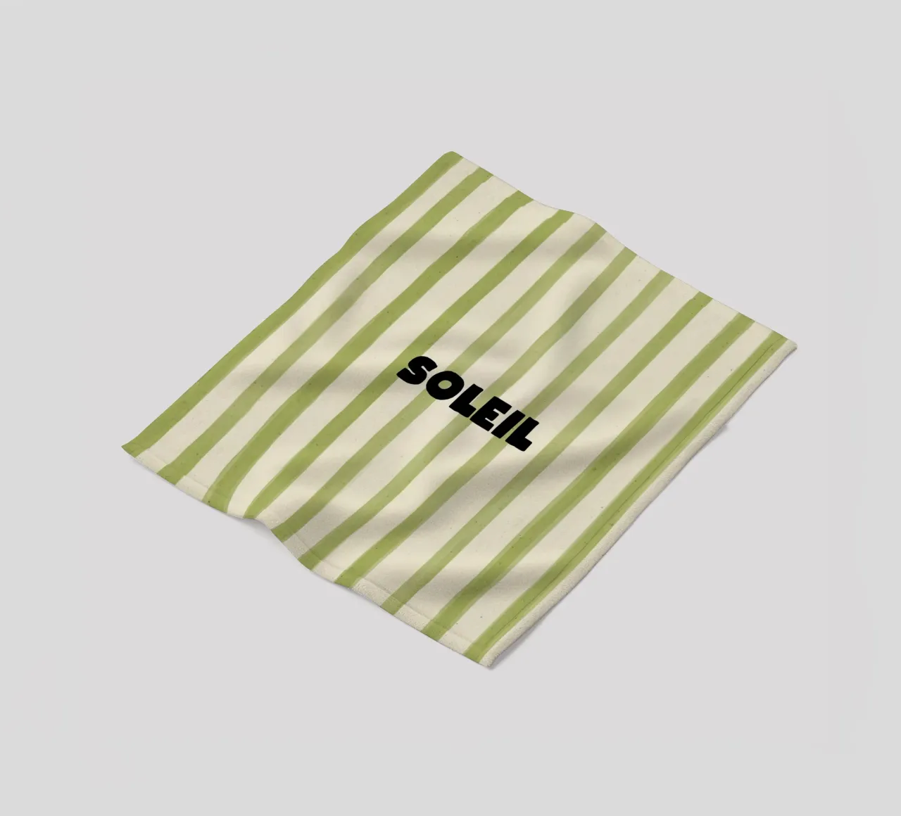Soleil Typography coperta in pile da Attaboy Dsgn