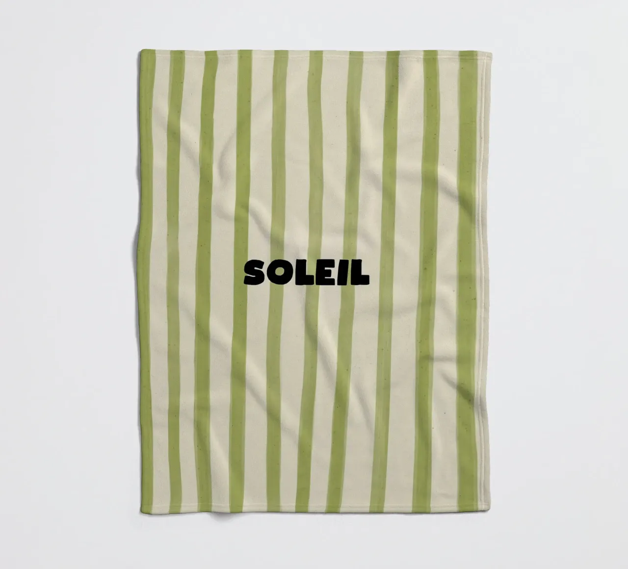 Soleil Typography coperta in pile da Attaboy Dsgn