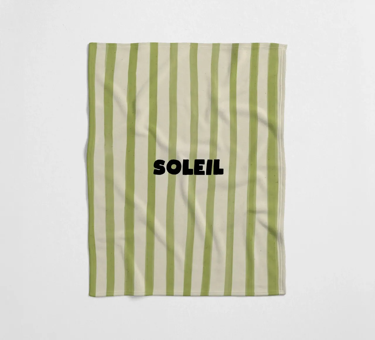 Soleil Typography coperta in pile da Attaboy Dsgn