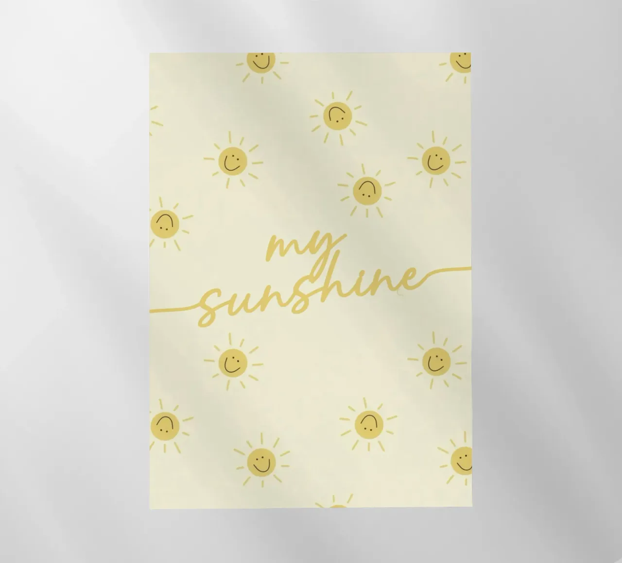 You are My Sunshine Soft Warm Words Backlit Folie von Attaboy Dsgn