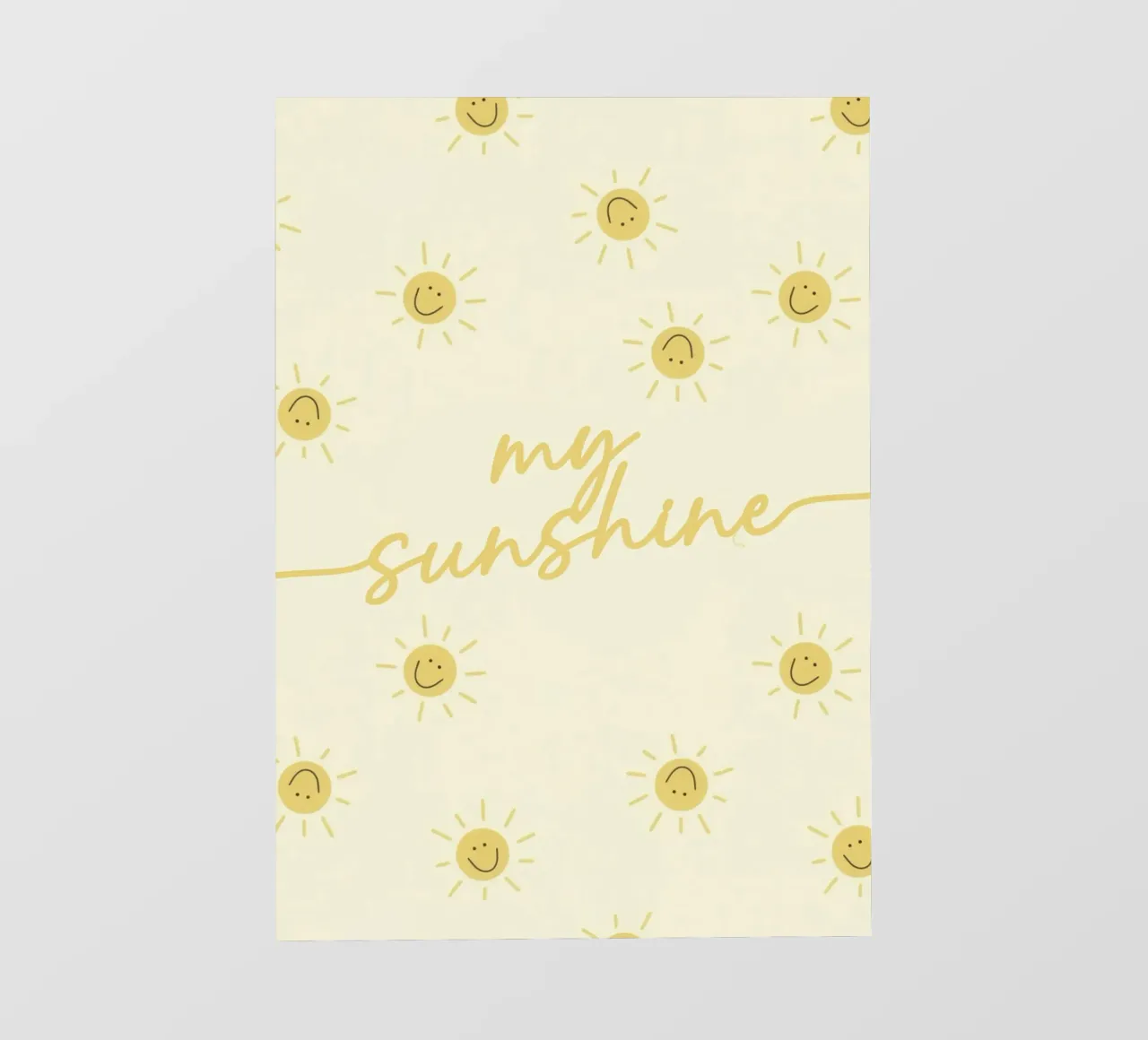You are My Sunshine Soft Warm Words Backlit Folie von Attaboy Dsgn