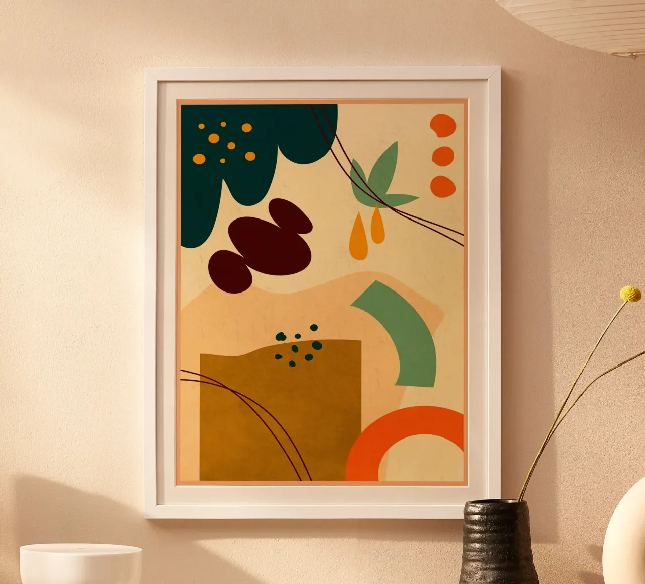 Colorful Modern Art poster by E Cannon