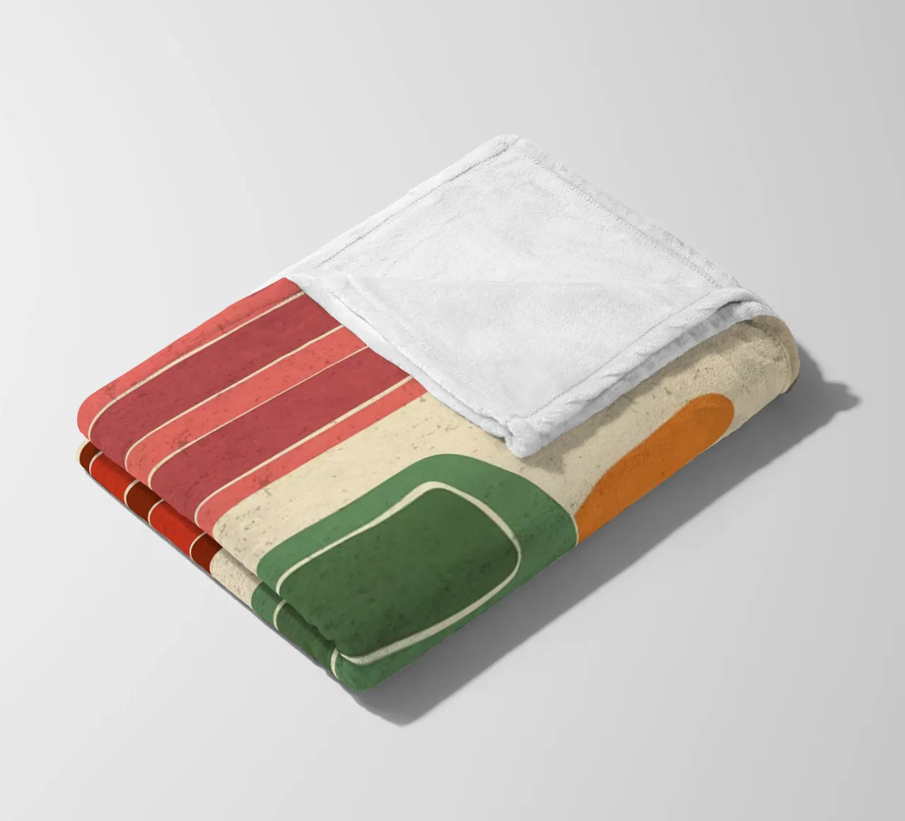 Color Popsicle fleece blanket by E Cannon