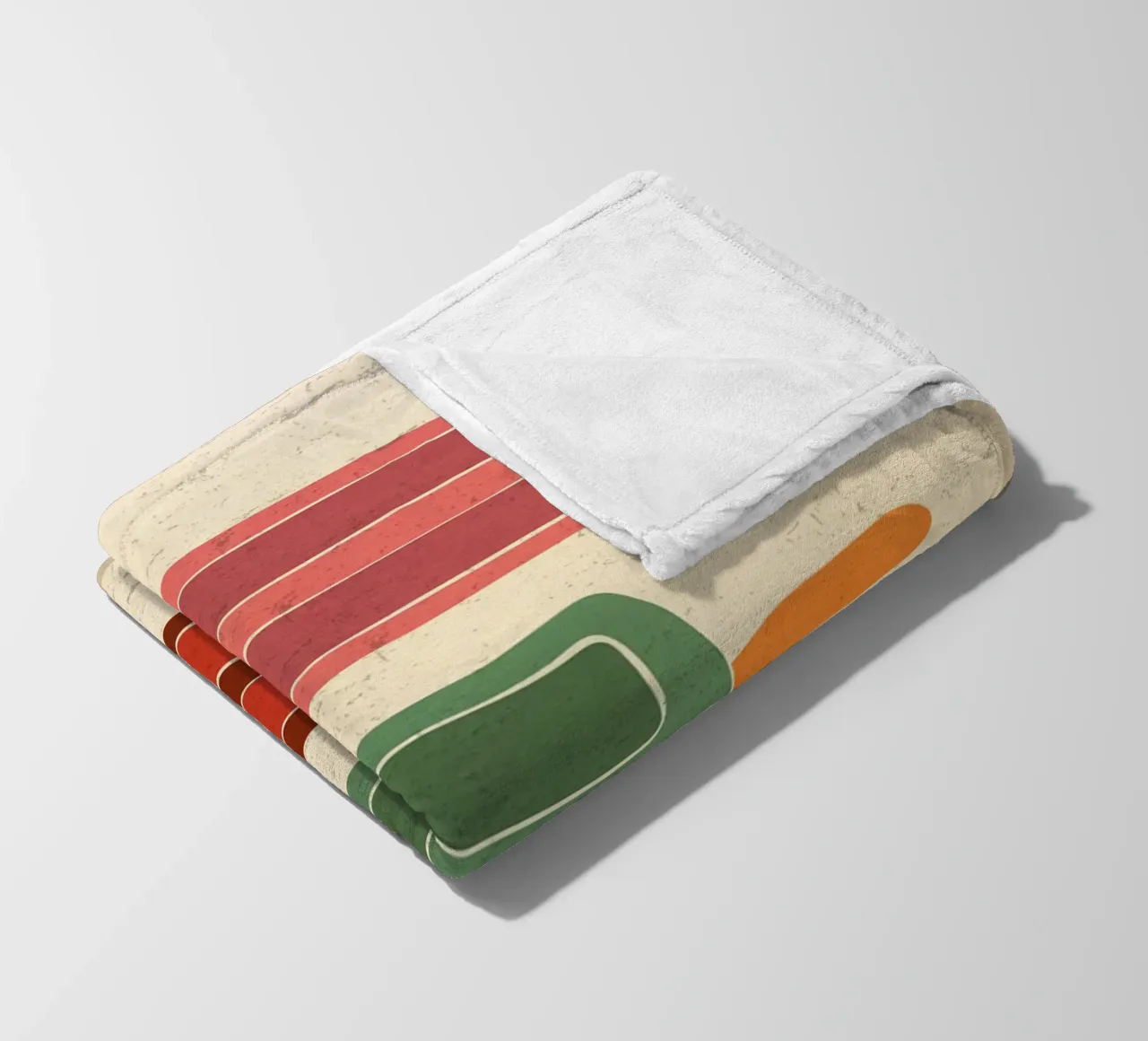 Color Popsicle fleece blanket by E Cannon