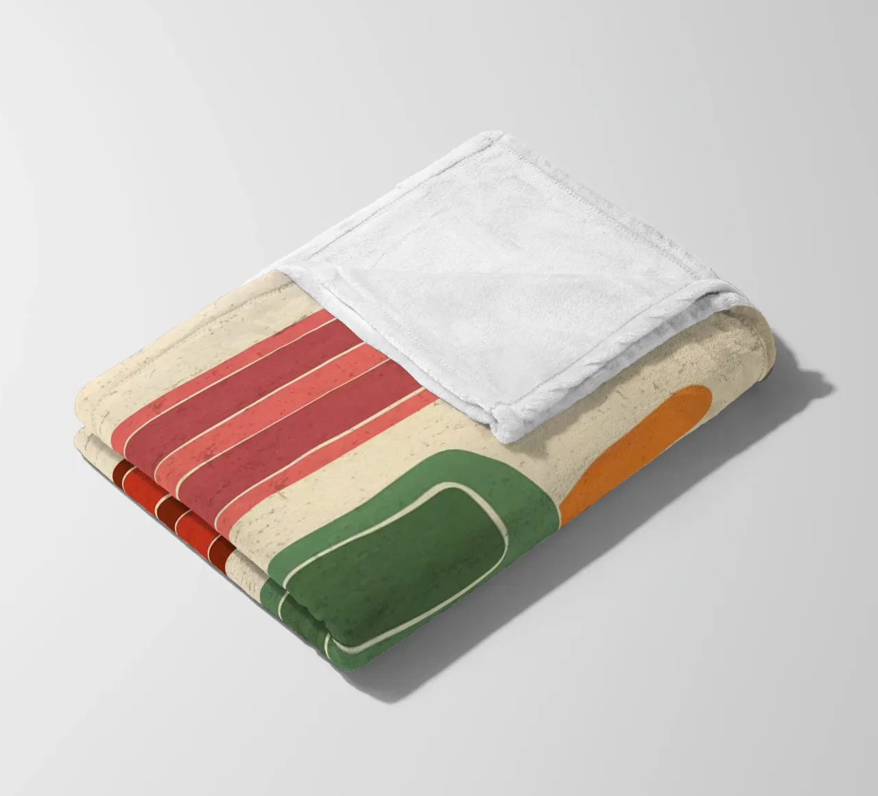 Color Popsicle fleece blanket by E Cannon