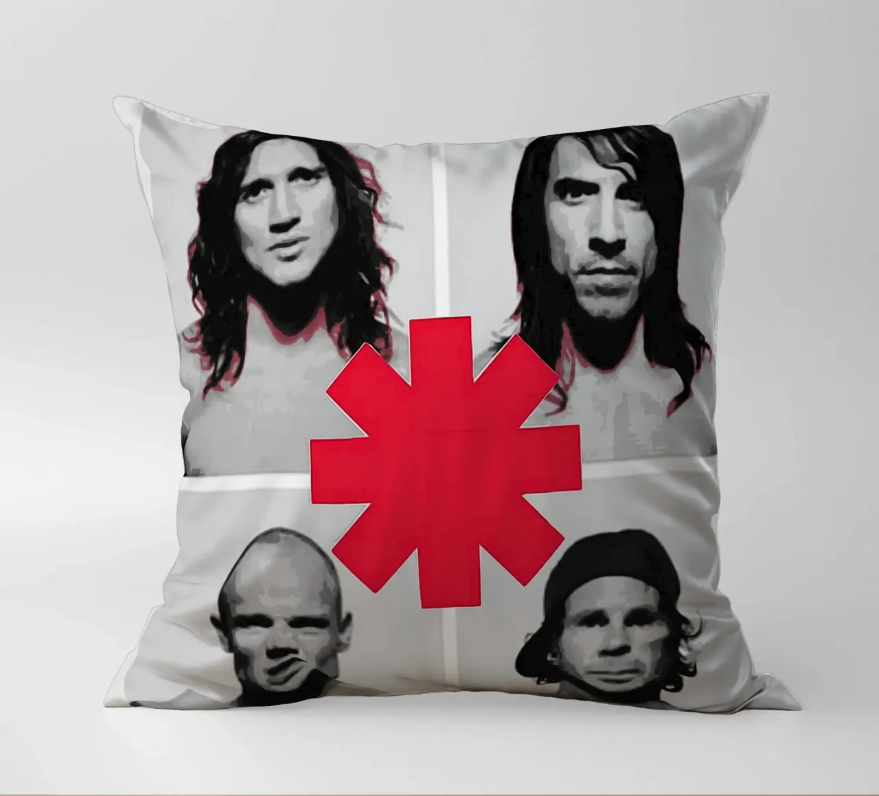 Il gruppo Red Hot Chili Peppers cuscino da vanhesling