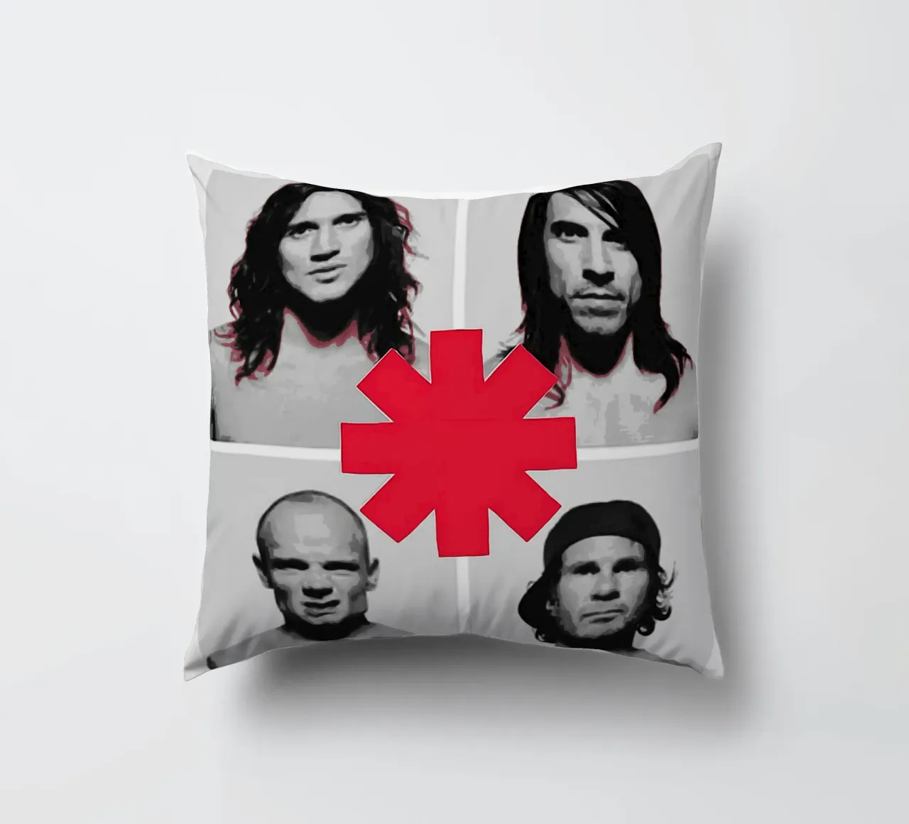 Il gruppo Red Hot Chili Peppers cuscino da vanhesling