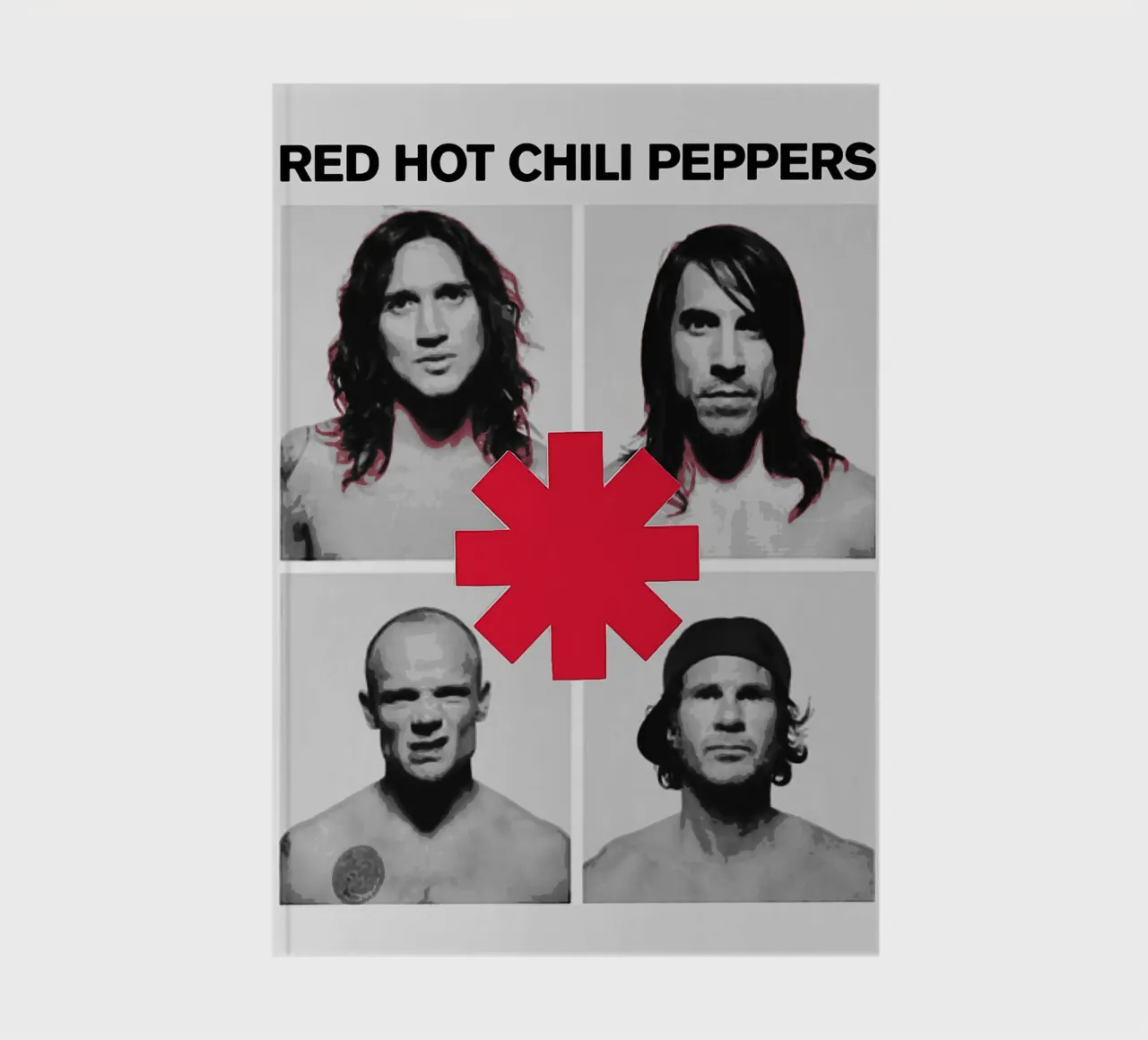 Le groupe Red Hot Chili Peppers carnet de notes de vanhesling