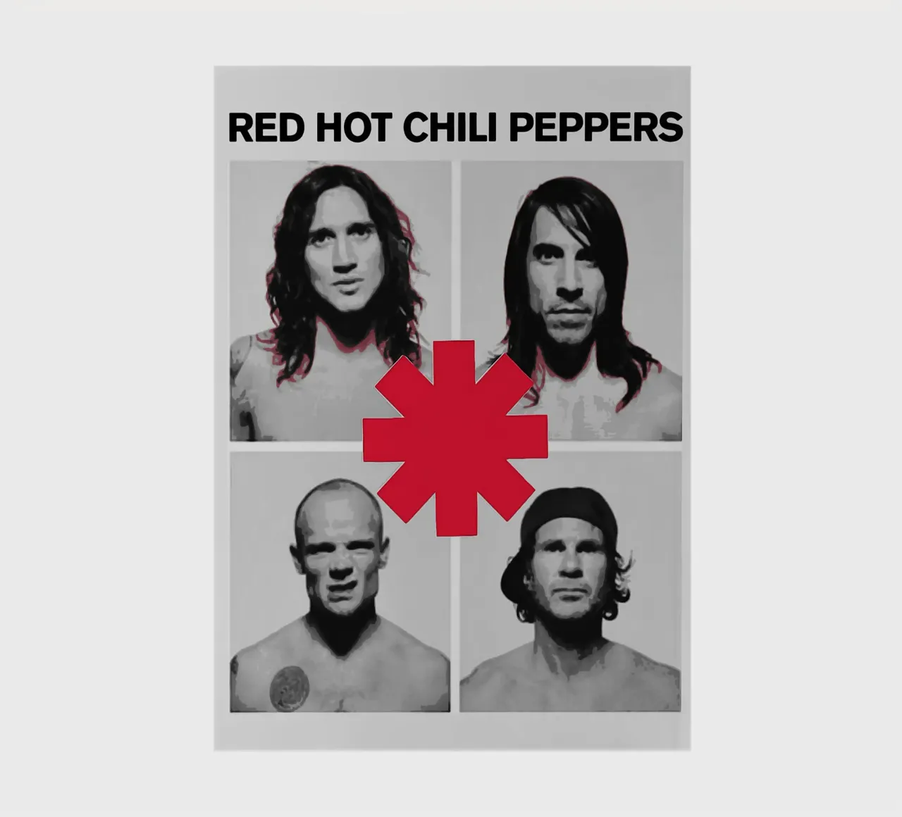 Le groupe Red Hot Chili Peppers carnet de notes de vanhesling