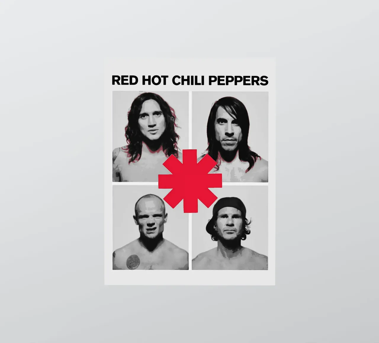 La banda Red Hot Chili Peppers pegatina de vanhesling