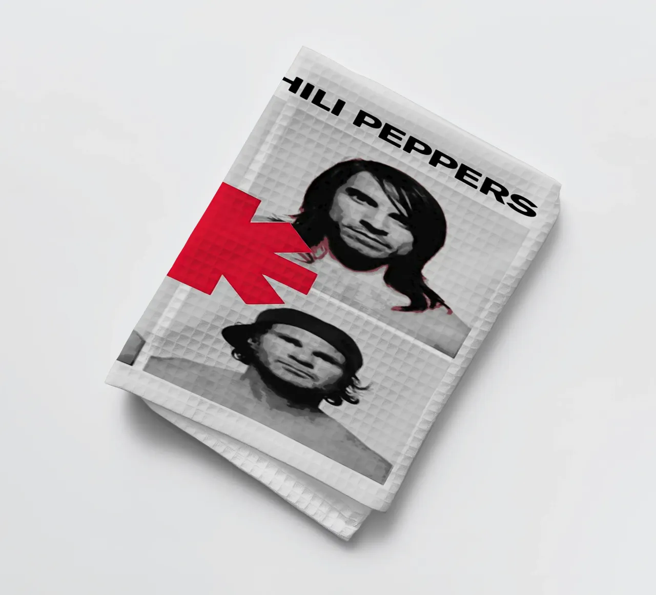 Le groupe Red Hot Chili Peppers torchon de vanhesling
