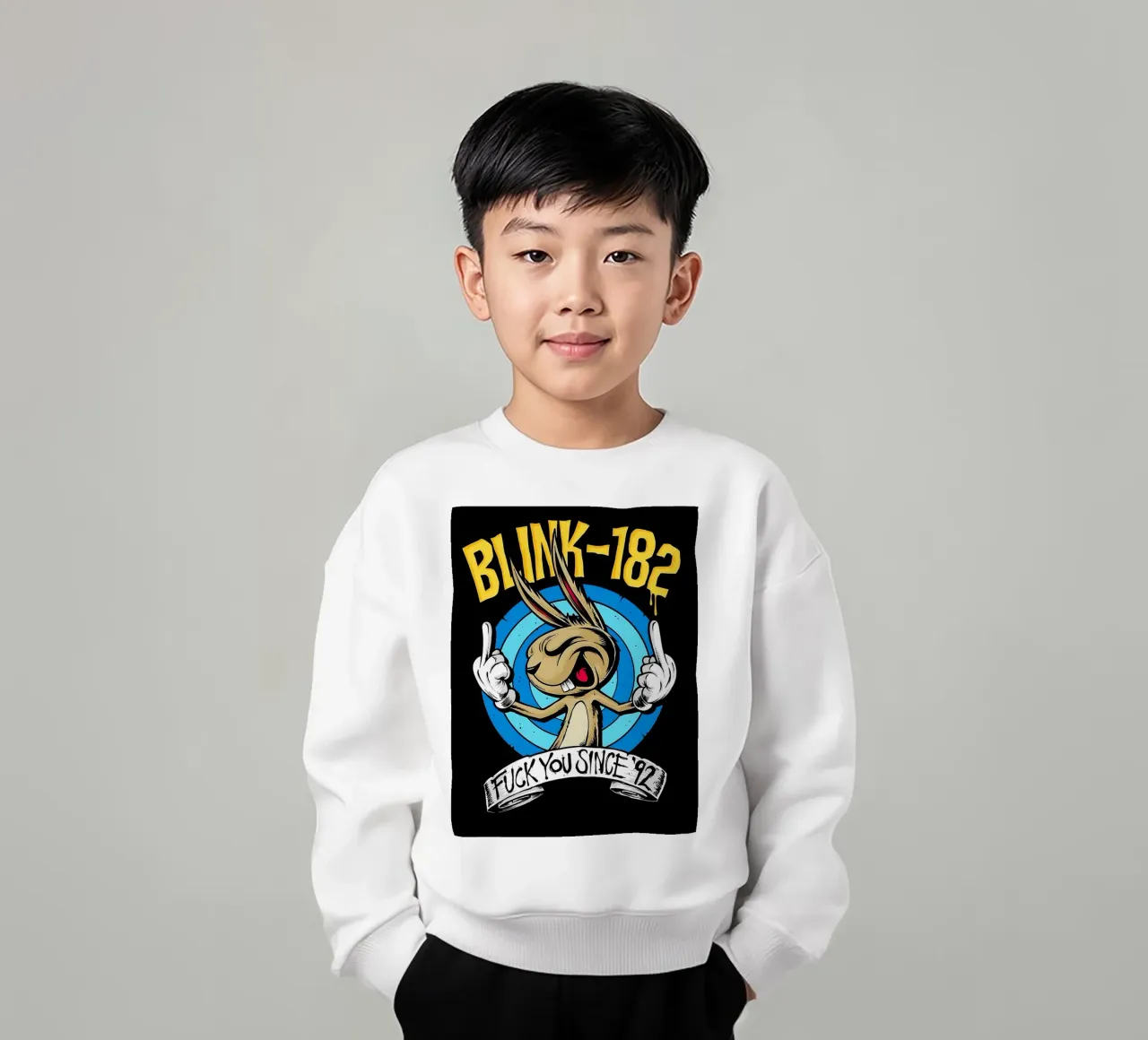 Le groupe Blink-182 sweat enfant de vanhesling