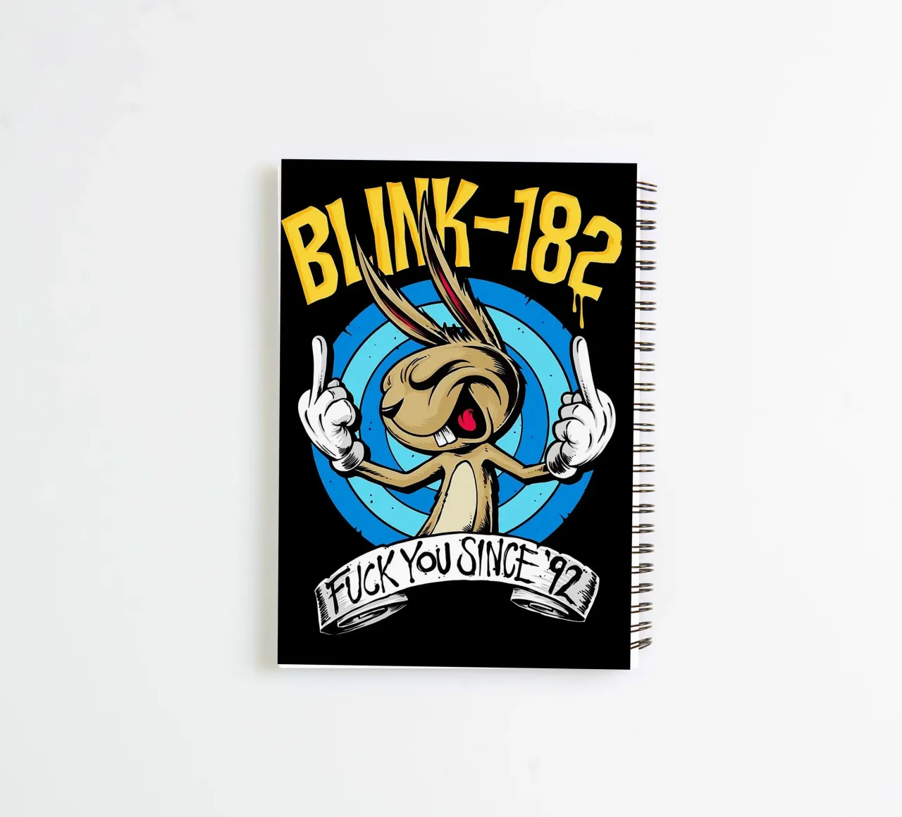 Blink-182 band spiral notebook by vanhesling