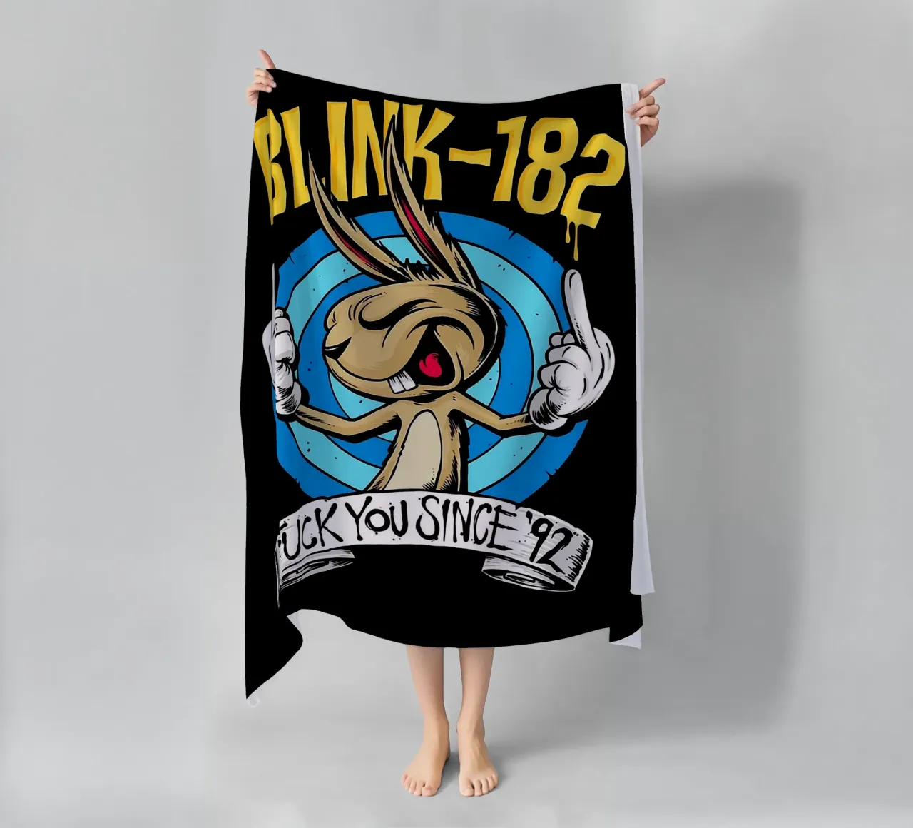Le groupe Blink-182 serviette de plage de vanhesling