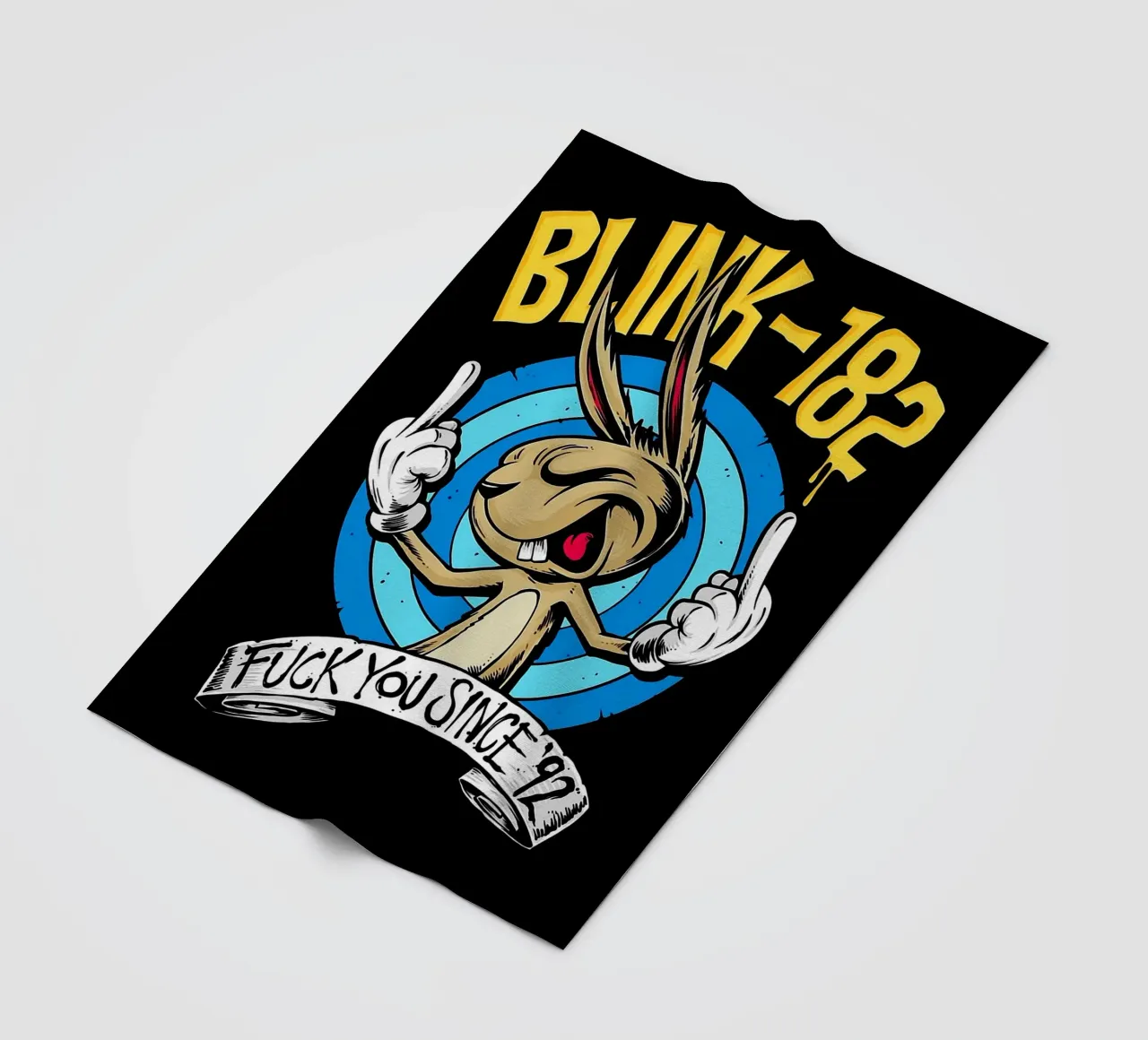 Le groupe Blink-182 plaid polaire de vanhesling
