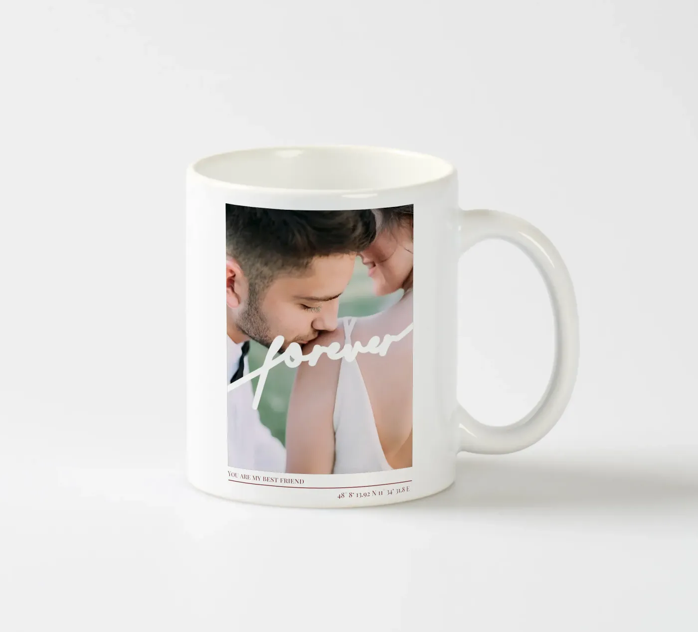 Forever ceramic mug by Kartenliebe