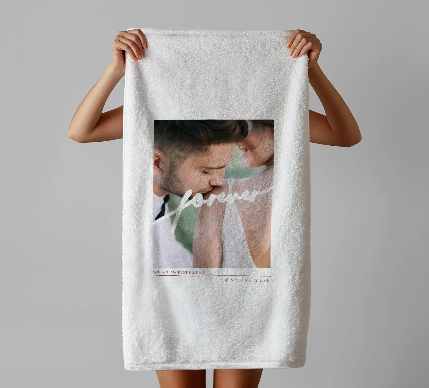 Forever badhanddoek van Kartenliebe