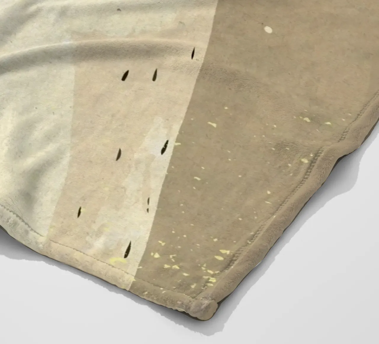 Illustrazione di un orso polare sorridente coperta in pile da MarcusALibratoreAnimalShop