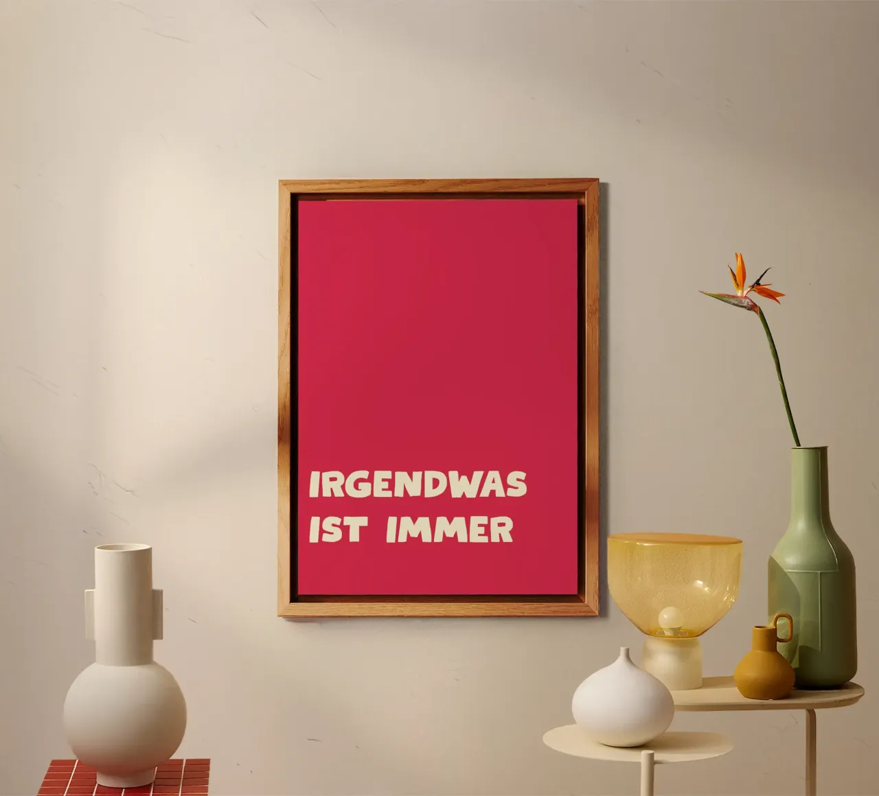 Irgendawas ist Immer alluminio dibond da Attaboy Dsgn