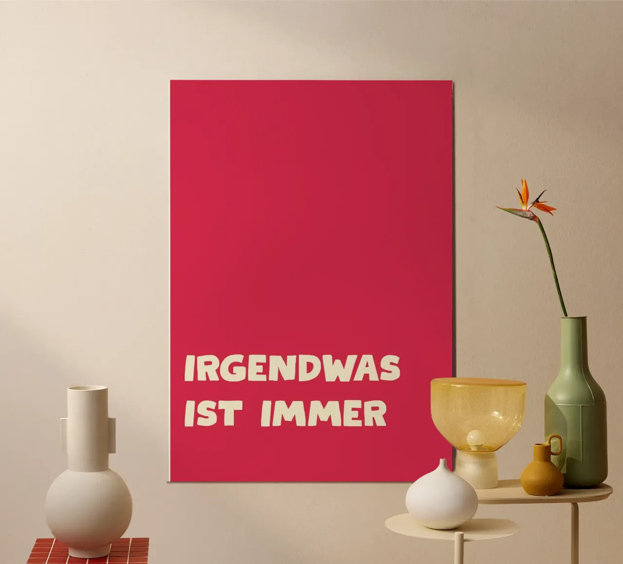 Irgendawas ist Immer alluminio dibond da Attaboy Dsgn