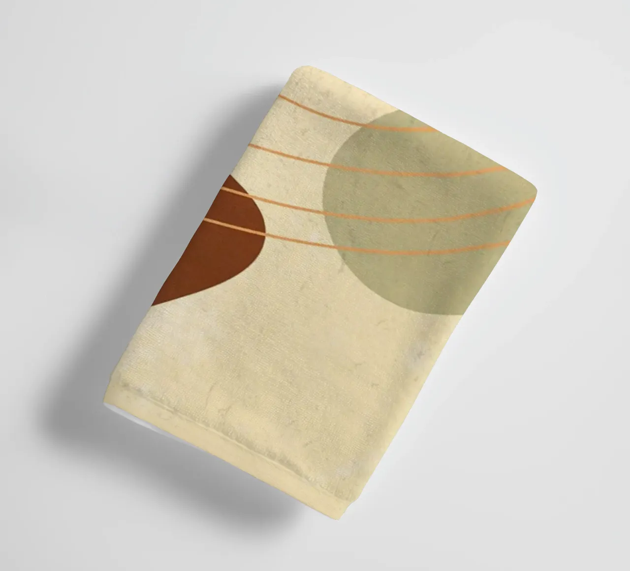 abstract shapes towel by E Cannon