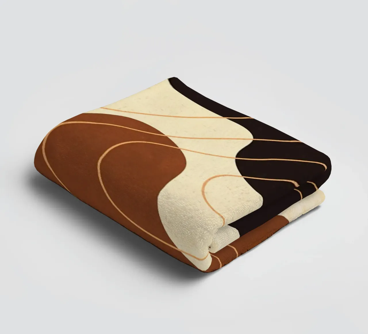 abstract shapes towel by E Cannon