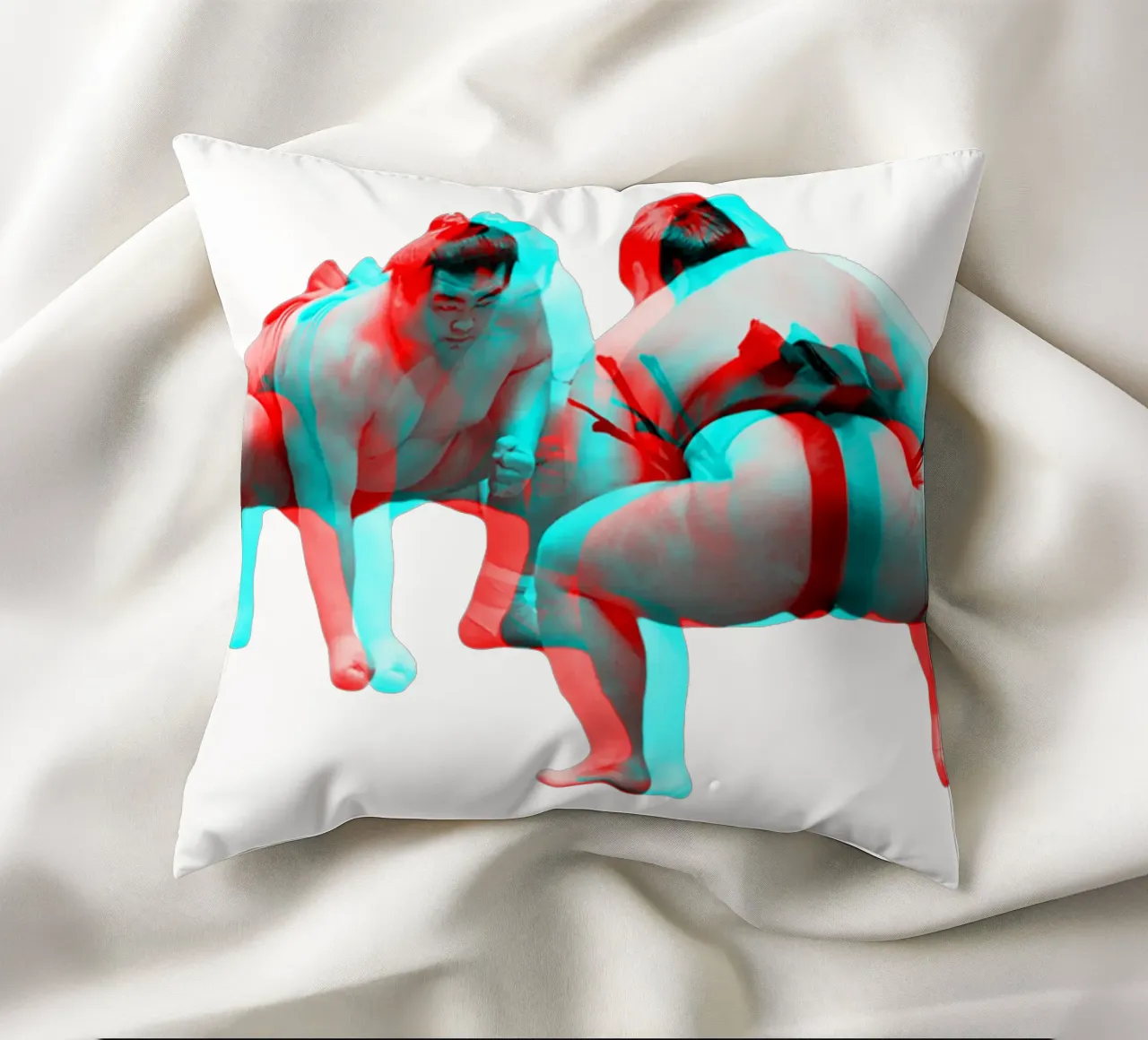 3D Sumo Wrestlers cuscino da MsGonzalez