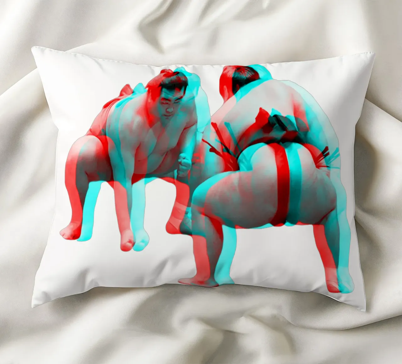 3D Sumo Wrestlers cuscino da MsGonzalez