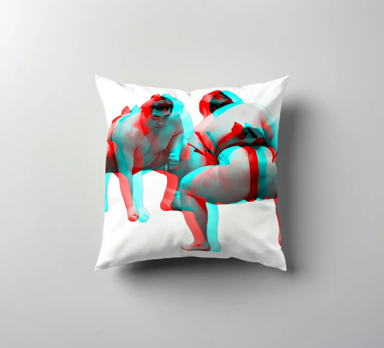 3D Sumo Wrestlers cuscino da MsGonzalez