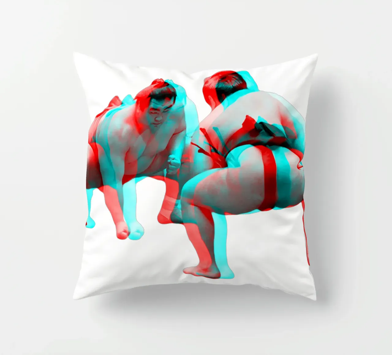 3D Sumo Wrestlers cuscino da MsGonzalez
