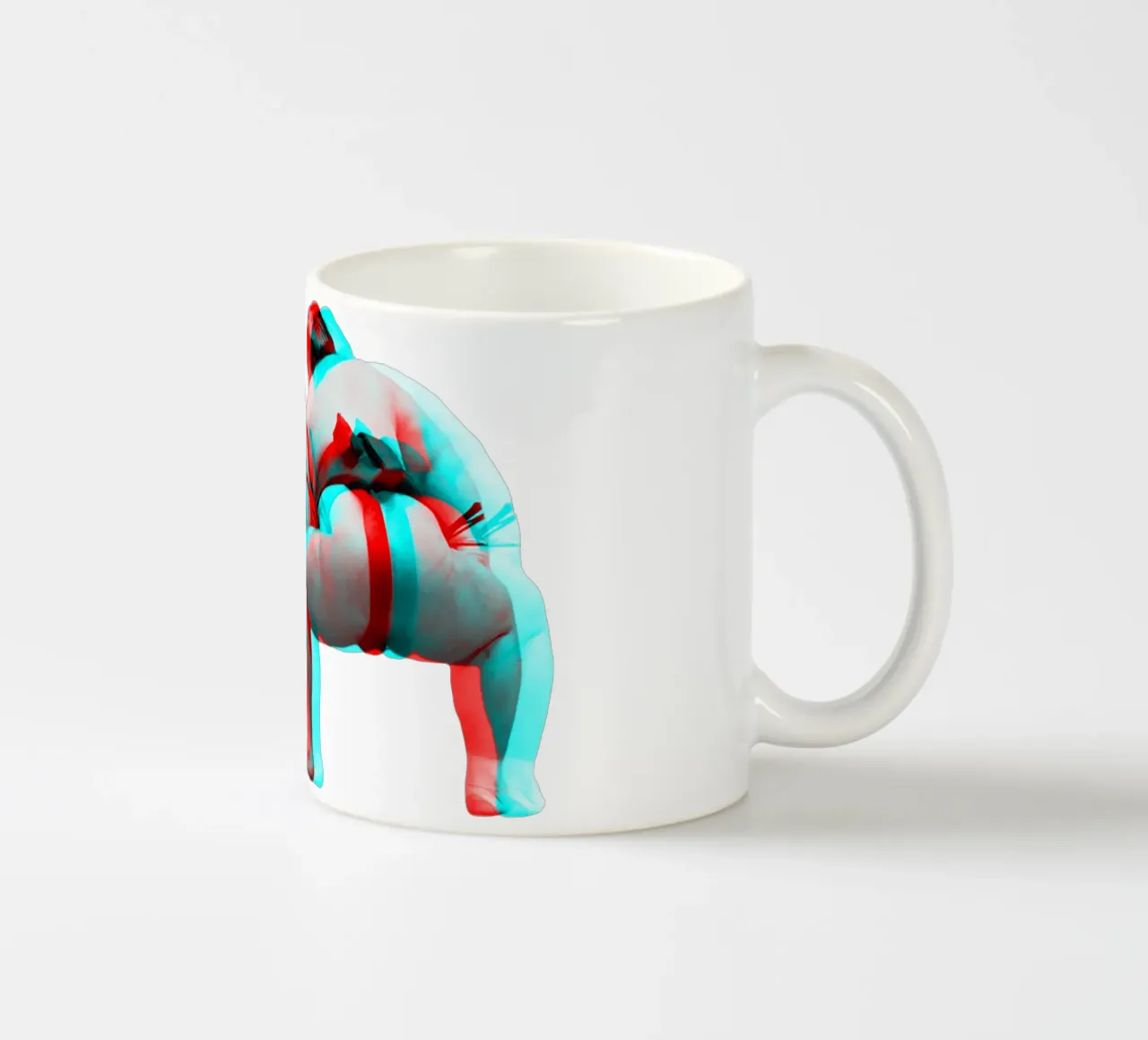 3D Sumo Wrestlers tazza in ceramica da MsGonzalez