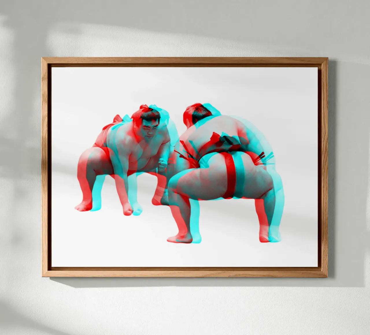 3D Sumo Wrestlers alluminio dibond da MsGonzalez