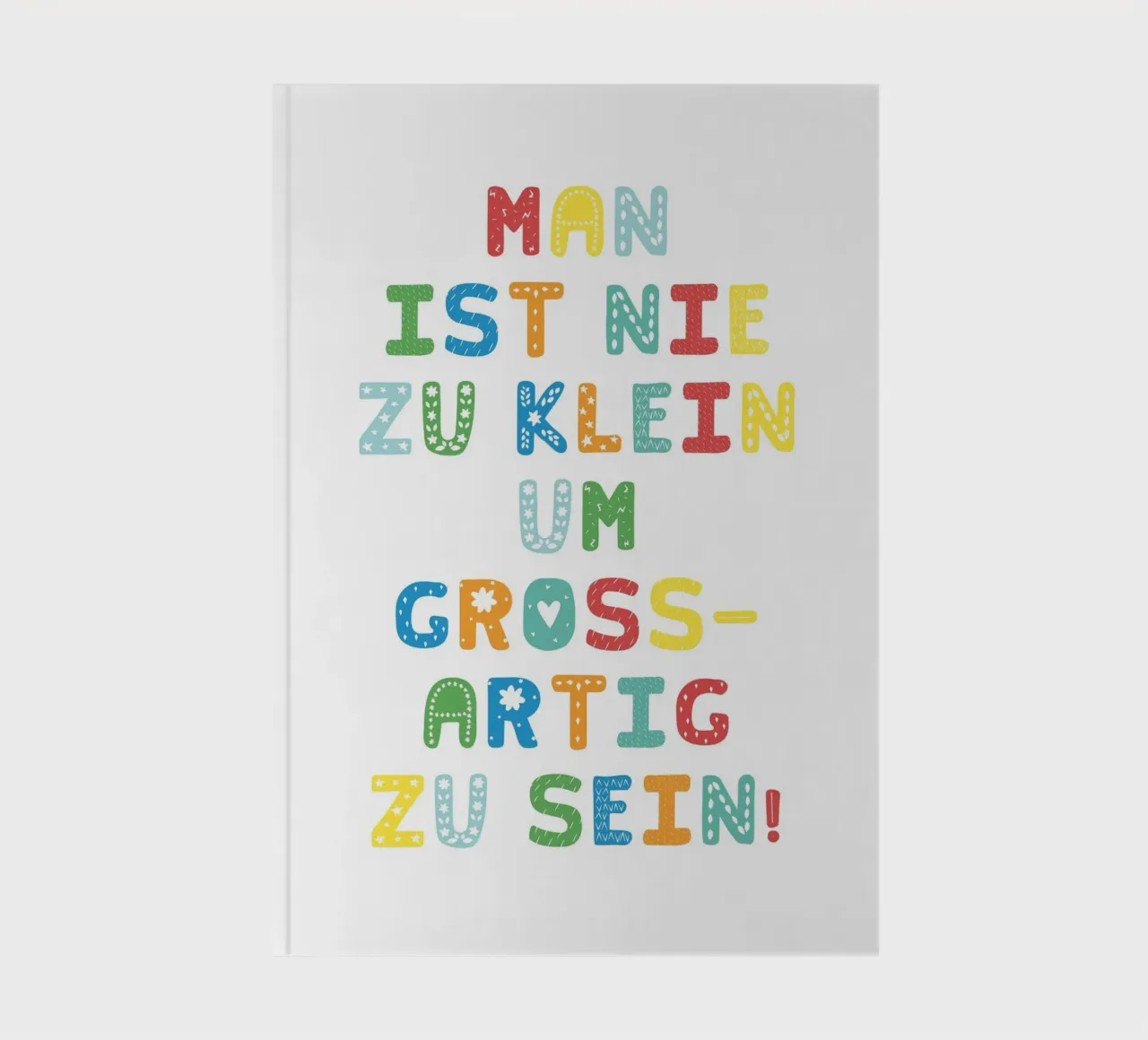 Man ist nie zu klein um großartig zu sein diario da Ohkimiko