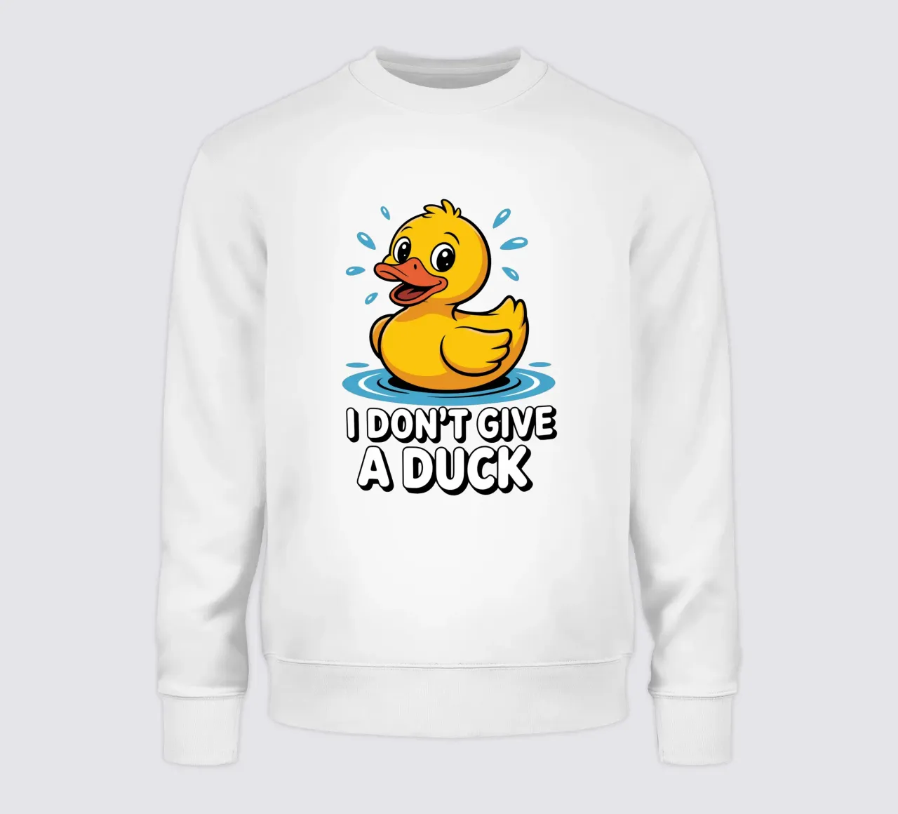 I DON'T GIVE A DUCK felpa da edsonramosart