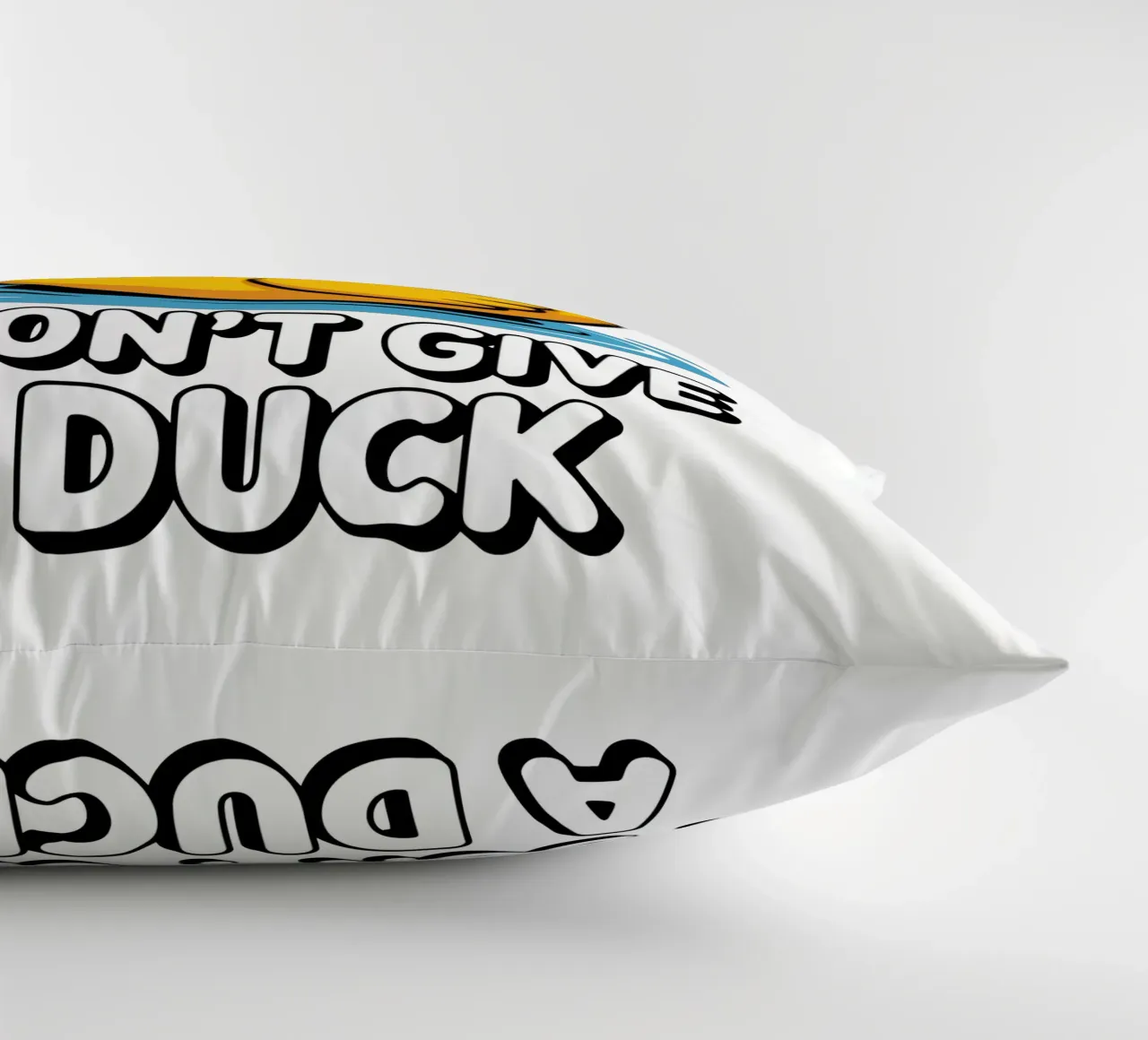 I DON'T GIVE A DUCK cuscino da edsonramosart
