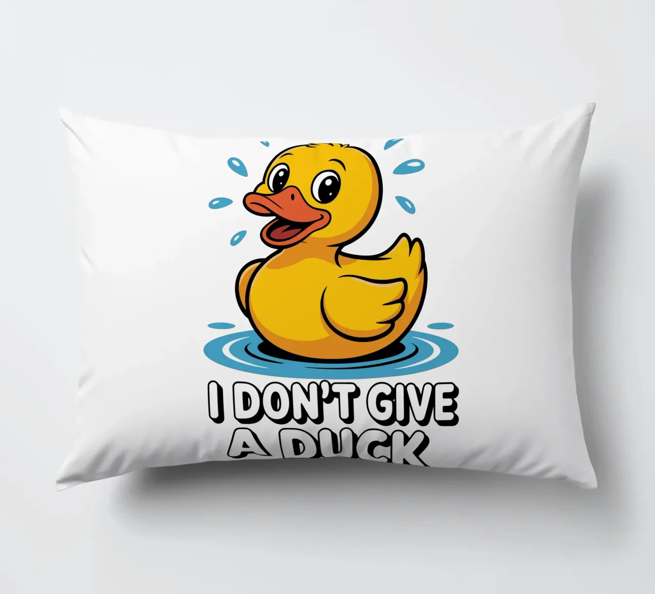 I DON'T GIVE A DUCK cuscino da edsonramosart