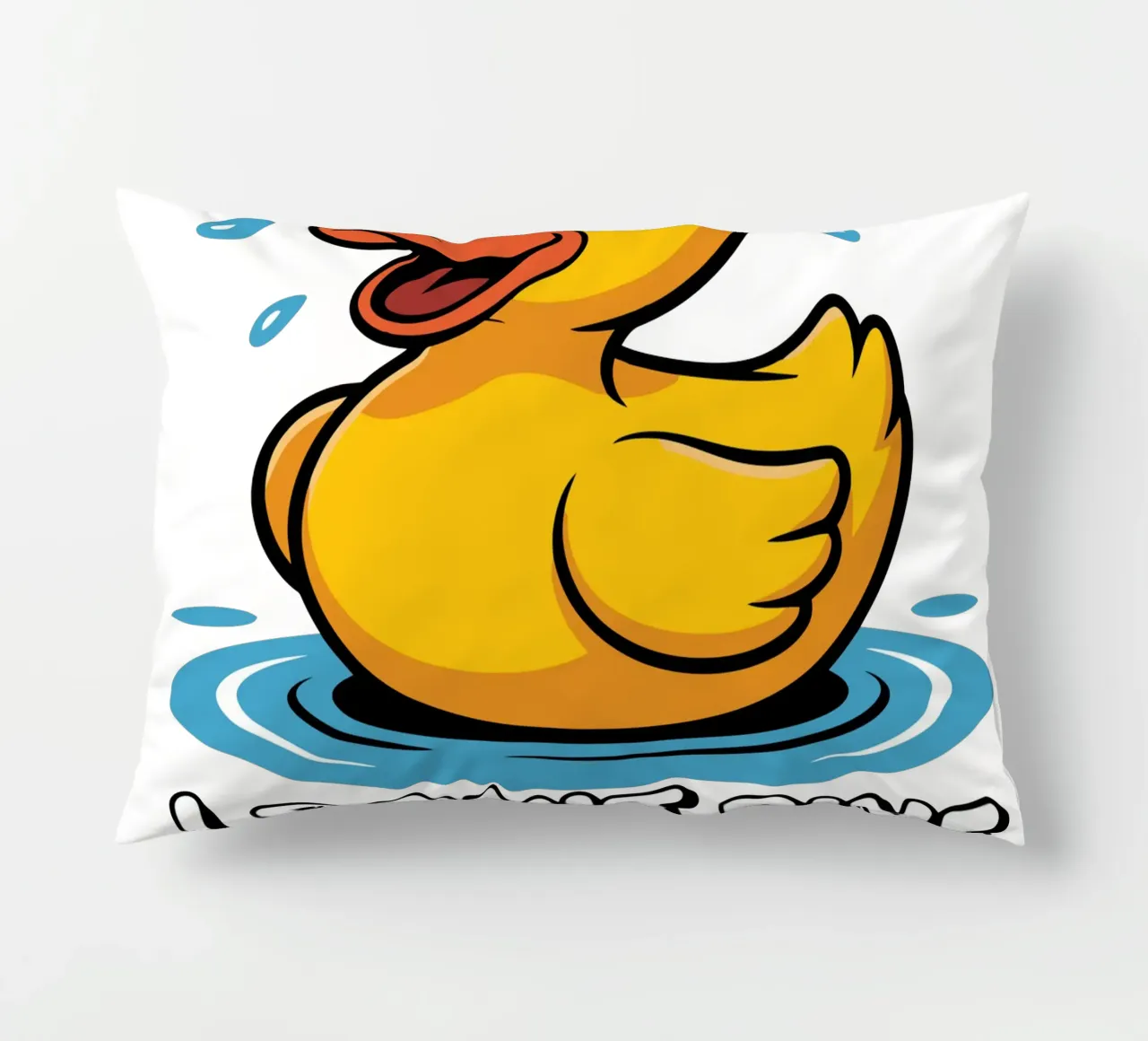 I DON'T GIVE A DUCK cuscino da edsonramosart