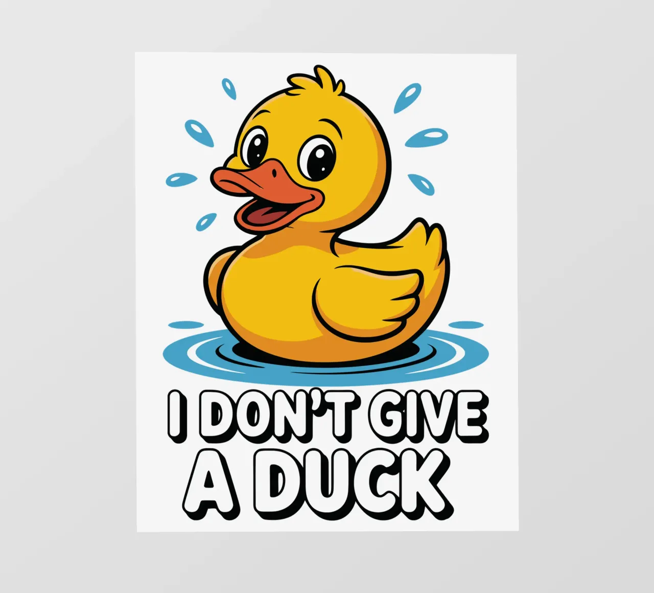 I DON'T GIVE A DUCK pellicola backlit da edsonramosart