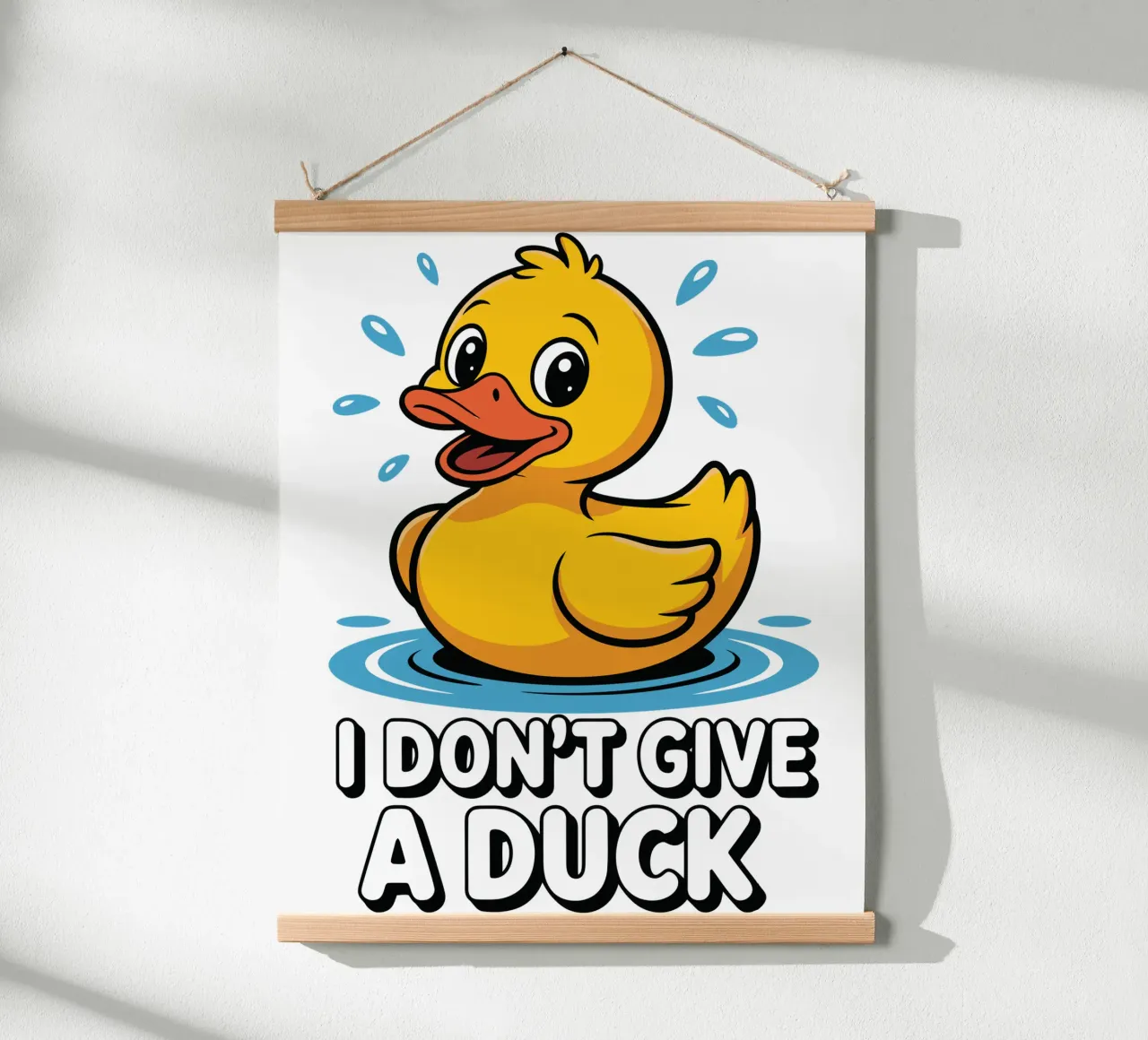 I DON'T GIVE A DUCK poster da edsonramosart