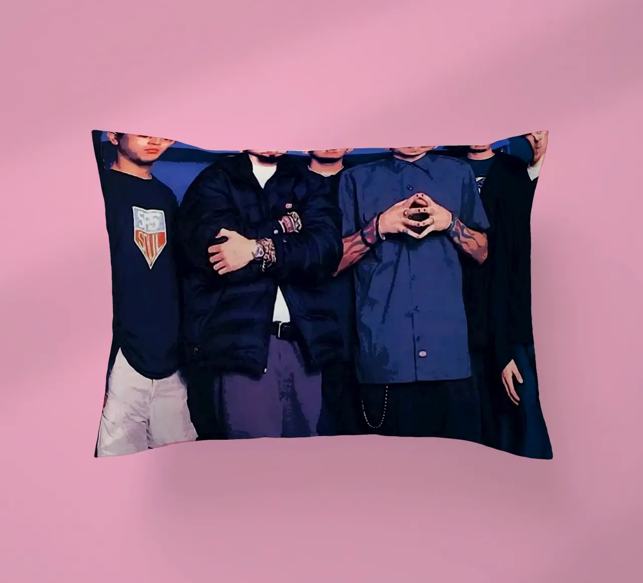 Linkin Park band decorative cushion by vanhesling
