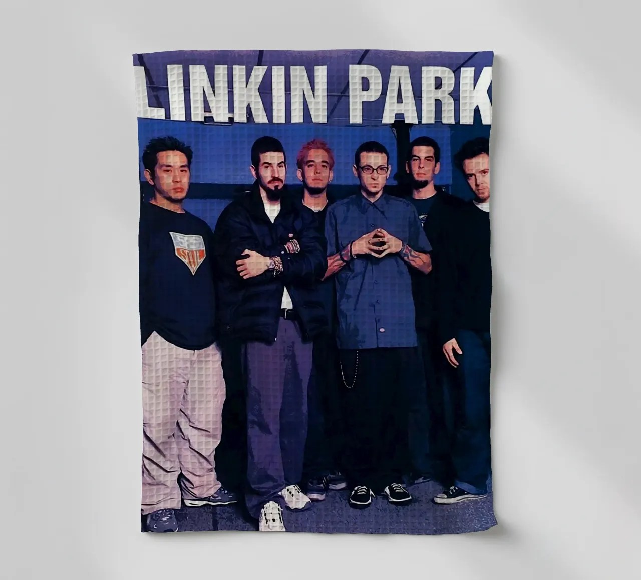 Le groupe Linkin Park torchon de vanhesling