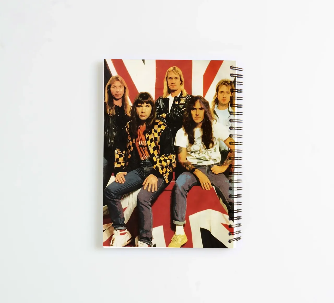 Iron Maiden band spiral notebook by vanhesling