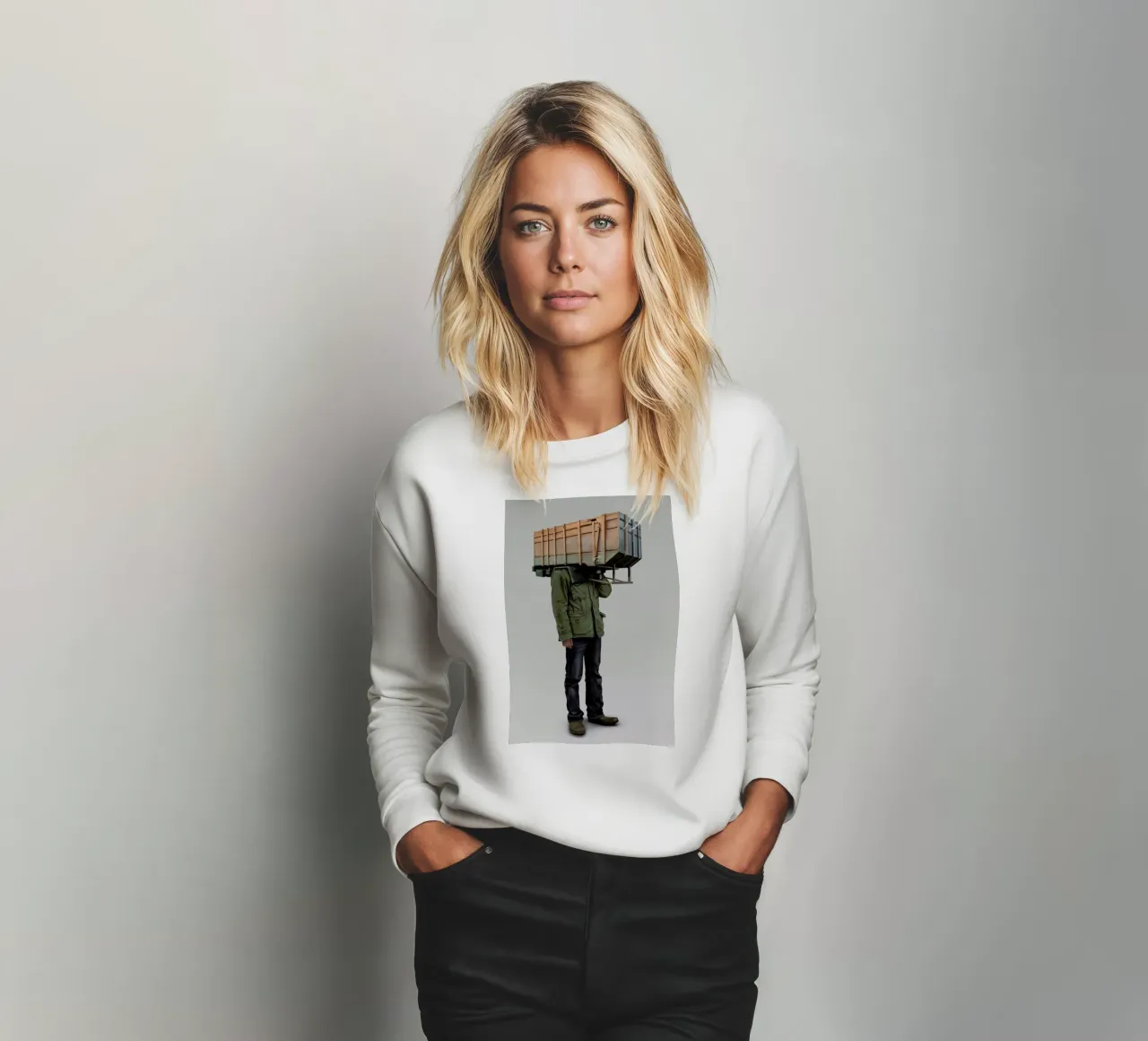 I built it for myself sweatshirt by Tapio Mömmö