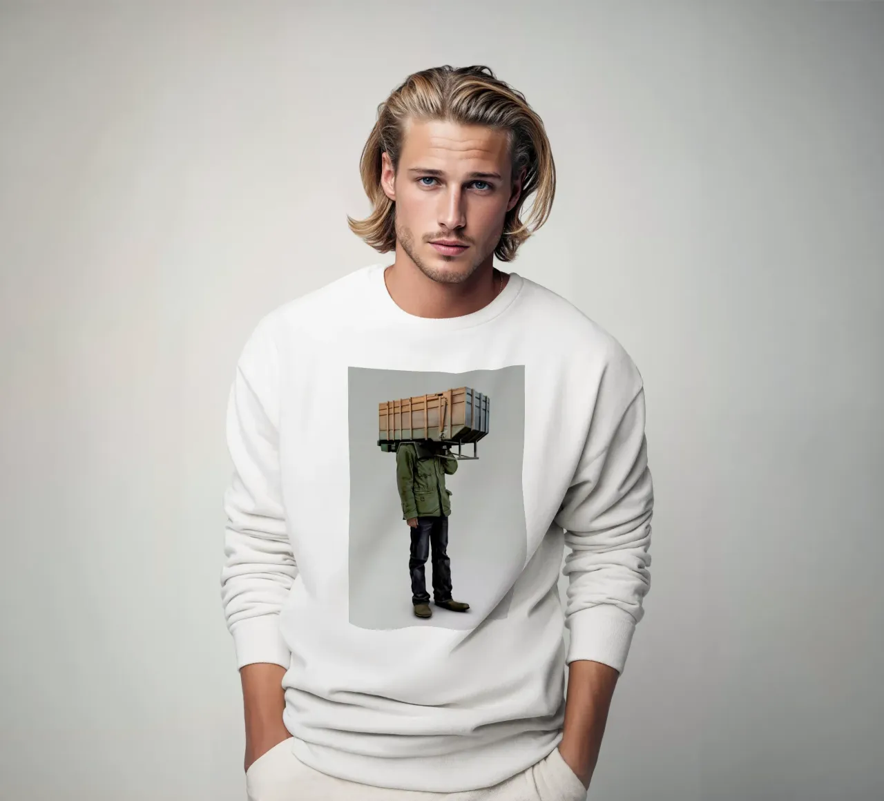 I built it for myself sweatshirt by Tapio Mömmö