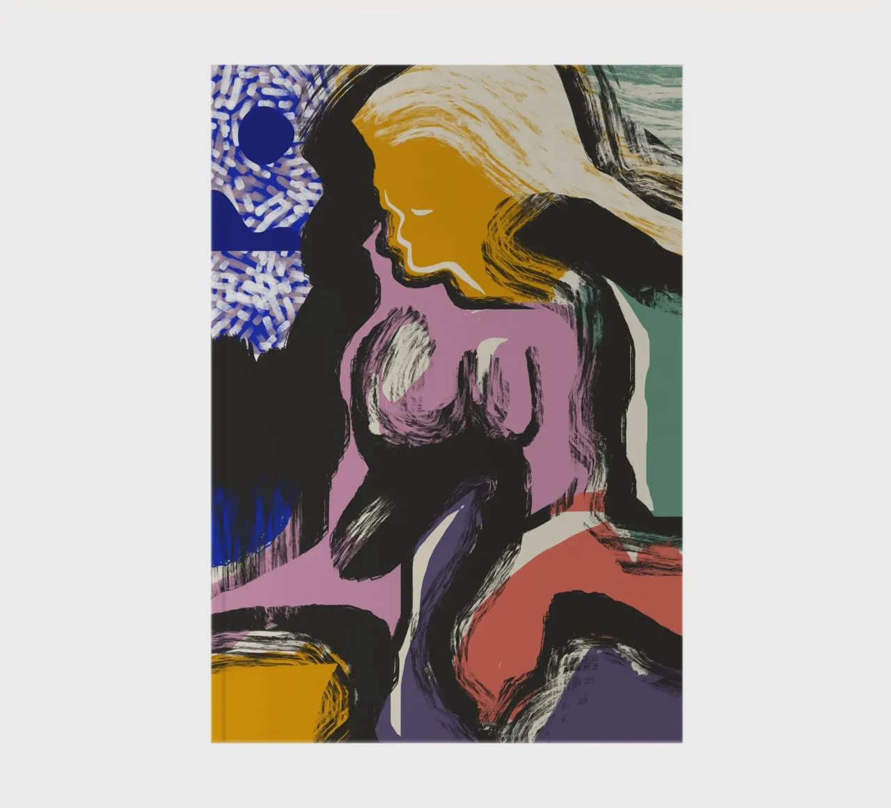 Nackt abstrakt maximalistisch Notizbuch von Little Dean