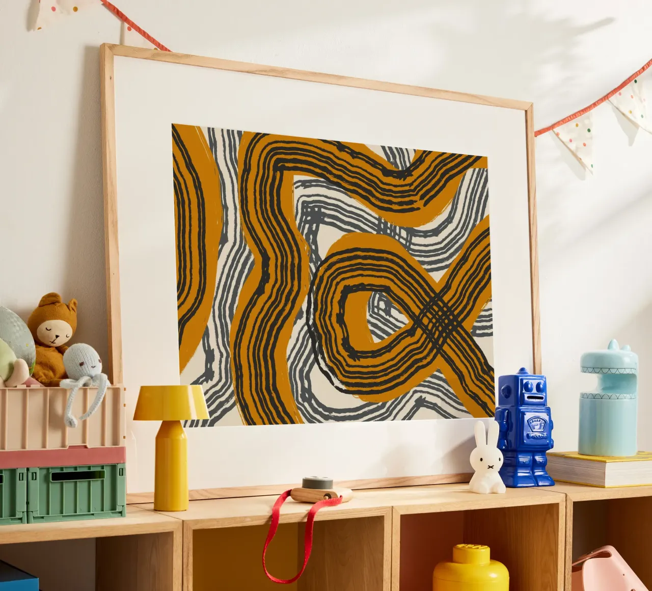 Astrazione delle linee 18 poster da Little Dean