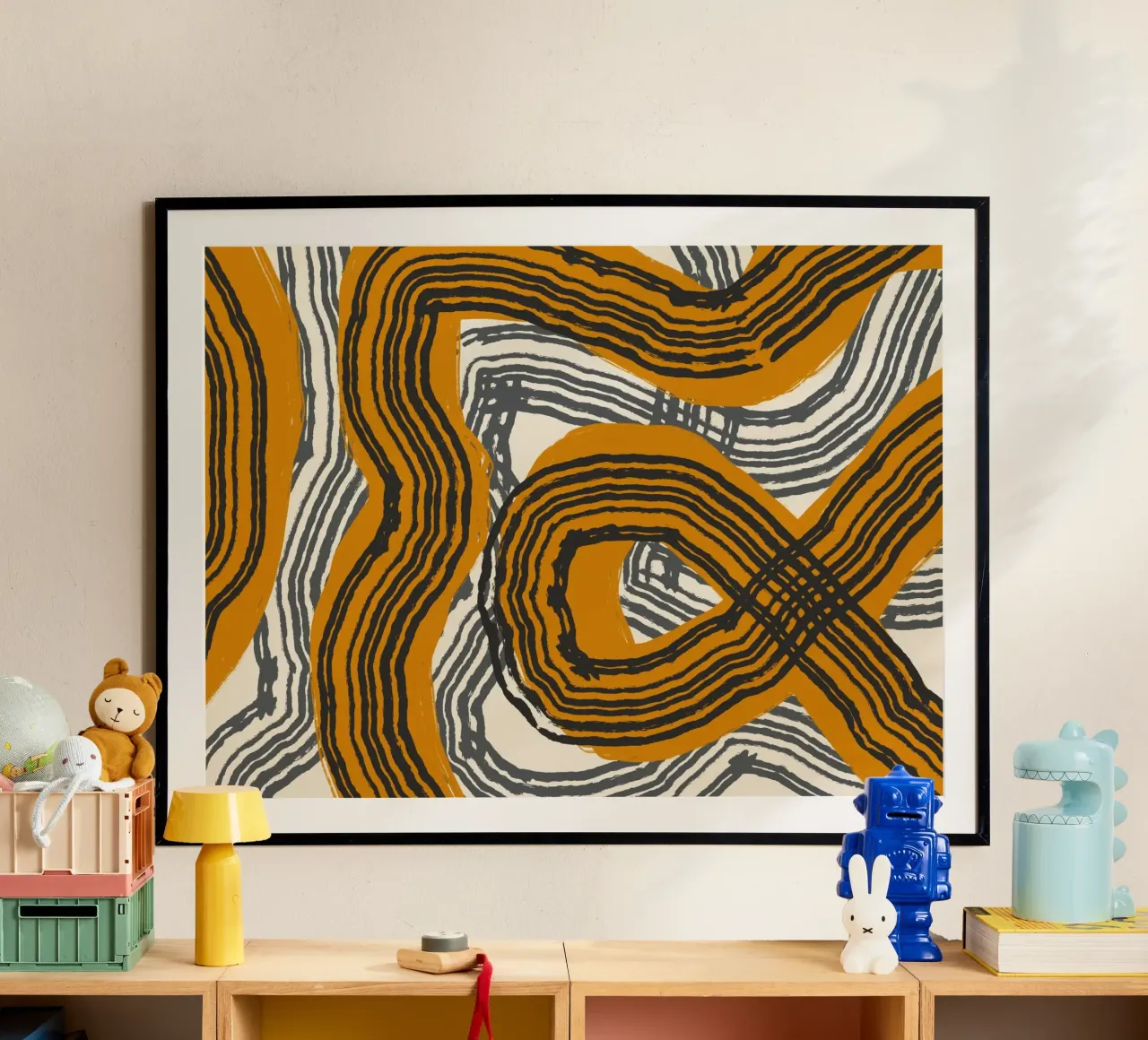 Astrazione delle linee 18 poster da Little Dean