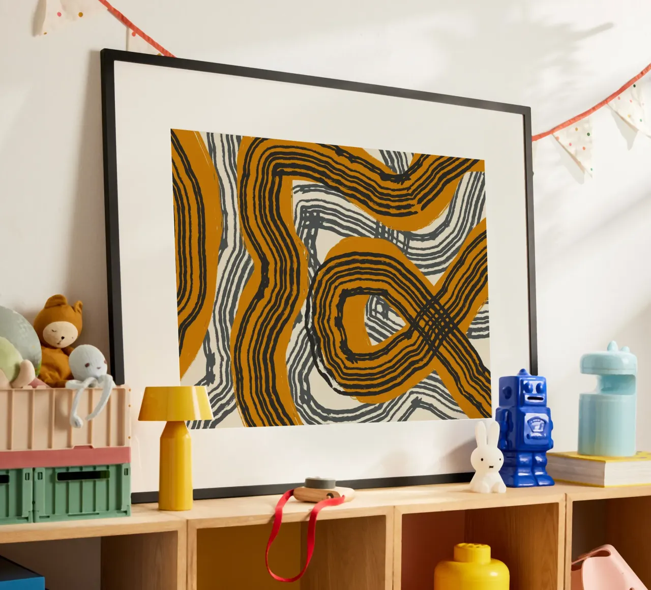 Astrazione delle linee 18 poster da Little Dean