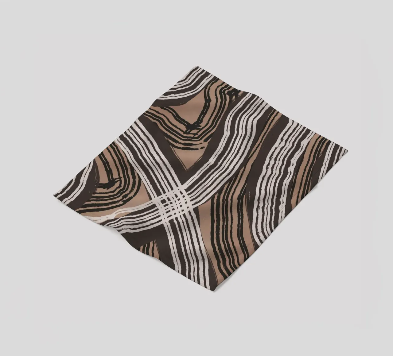 Astrazione delle linee 19 coperta in pile da Little Dean