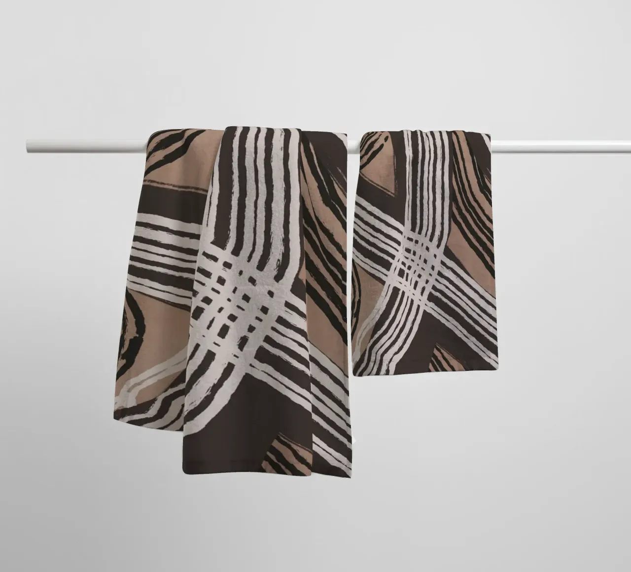 Astrazione delle linee 19 asciugamano da bagno da Little Dean